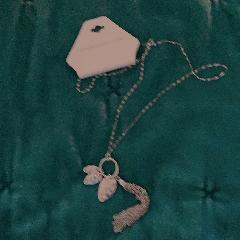 Christopher & Banks silver pendant necklace